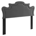 Modway Evangeline Performance Velvet King/California King Headboard - Charcoal-King/California King Headboard