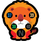 BIOS Diagnostics Fever Indicator Stickers -4 Fun Friends! Lion, Turtle, Penguin, & Dinosaur