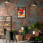Jonathan Toews Chicago Blackhawks - Framed Canvas - 22" x 31"-Officially licensed by the NHL and NHLPA