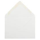 JAM Paper A7 Strathmore Invitation Envelopes with Euro Flap - 5.25" x 7.25" - Bright White Wove - 25 Pack (1921392)-Quantity: 25