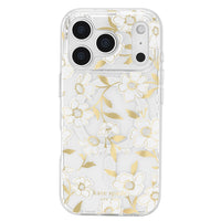 Kate Spade Protective Compatible with MagSafe Case for iPhone 17 Pro - Sunshine Floral-Designed for Use avec Apple’s MagSafe Accessories