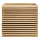 Modway Render 24" Wall-Mount Bathroom Vanity Cabinet - Oak-Mid-Century Modern Vanity