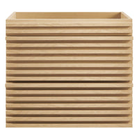 Modway Render 24" Wall-Mount Bathroom Vanity Cabinet - Oak-Mid-Century Modern Vanity