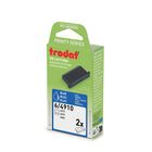 Trodat SWOP Pad - 6/4910 - Blue - 2 Pack-Replacement ink pad for Trodat 4910 self-inking stamp