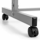 Luxor Mobile Reversible Porcelain Magnetic Dry-Erase Whiteboard with Casters - 72" x 40"-Magnetic Surface: Attach documents or notes with ease