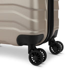 Atlantic Horizon II 19" Hardside Carry-on Spinner Luggage - Champagne-Built-in TSA-standard combination zipper lock