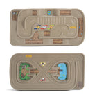 Simplay3 Carry & Go Track Table-Side 1 has molded-in car tracks with varying intricate textures and patterns as well as detailed decal trim