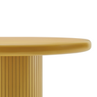 Modway Belmonte 45" Painted Wood Round Pedestal Dining Table - Mustard-8