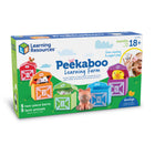 Learning Resources Peekaboo Learning Farm - Set of 10-5 ANIMAL FINGER PUPPETS: MEET 5 adorable farm animal finger puppets, including a cow, pig, chicken, and more