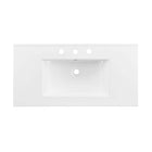 Modway Cayman 36" Bathroom Sink - White-Accommodates 8" Widespread Faucet