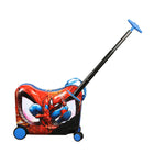 Bioworld Ride On Luggage - Spiderman-Durable & Lightweight: Made from sturdy ABS and PC materials, ensuring long-lasting use while remaining easy to carry