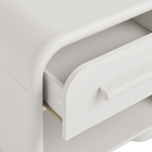 Modway Bellamy Curved 1-Drawer Nightstand - White Matte-9