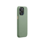 General Supply Goods + Co Vegan Leather Case with Metallic Buttons and MagSafe Compatible for iPhone 13/13 Pro - Jade Green-Jade green