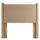Modway Rael Performance Velvet Twin Headboard - Taupe-Assembly Required