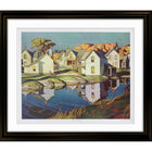 White Village by A.J. Casson - Framed Print - 34" x 30"-High-quality art print professionally matted and framed
