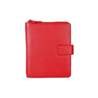 Karla Hanson Professional & Travel Prestige Leather 2-Faced Organizer Case for 9.7" iPad - Red-Ipad Organizer Case