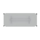 Manhattan Comfort - Table à manger moderne Nomad 172,5 cm - Blanc-32,48 po L x 21 po l x 29,92 po H