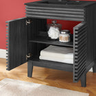 Modway Render 24" Bathroom Vanity - Charcoal/Black-8" Centerset Holes
