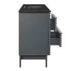 Modway Render 48" Single Sink Bathroom Vanity - Grey/Black-8