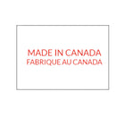 Wamaco Motex 6600 Made In Canada Labels - 7/8" x 5/8" - White - Red Text - 10 Pack-Quality - These pricing labels are made from commercial grade paper, which promotes crisp stamping