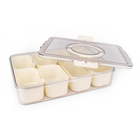 Pep Rally Sealed Storage Box With 8 Grids-Made from high-quality, food-safe plastic for durability and everyday use