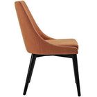 Modway Viscount Fabric Dining Chair - Orange-Dense Foam Padding