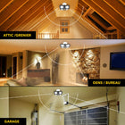 Bell+Howell Quadburst 360 Shop Light Pro Ultra-Bright Ceiling Light-Energy efficient led lighting: bright light with lower energy use than traditional bulbs, helping reduce frequent replacements