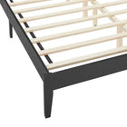 Modway Sirocco Rattan and Wood Queen Platform Bed - Black-9
