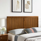 Modway Robbie Wood King Headboard - Walnut-Panel Detail