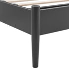 Modway Adair Spindle Metal Queen Platform Bed - Charcoal-Weight Capacity: 800 lb