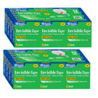BAZIC Products Tape Refill - Invisible Tape - 3/4" x 1000" - 2 Packs of 12 Rolls-Size: Width 3/4" x 1000" Long