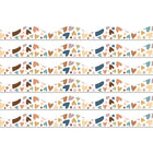 Ashley Productions Magnetic Scallop Border - Everyone Is Welcome Hearts - 12'/Pack - 6 Pack-Colorful, magnetic décor and trim for whiteboards, lockers and other steel surfaces