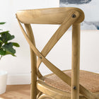 Modway Gear Counter Stool - Natural-Weight Capacity: 330lbs.