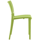 Modway Hipster Dining Side Chair - Green - 2 Pack-Non-marking plastic foot glides