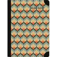 W.Maxwell 2026-27 Memo Weekly Planner - 7.25" W x 9.75" H - Retro-August 2026 to July 2027