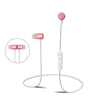 Sharper Image Rechargeable Wireless Earbuds with Microphone - Rose Gold (SBT553RG)-High-definition wireless stereo sound