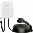 Emporia Classic Level 2 48A EV Charger with 24' Cable - J1772 - Hardwired - White-Delivers up to nine times faster charging speed with up to 46 miles per hour when hardwired at 48A, significantly faster than a standard wall outlet for efficient electric vehicle charging
