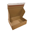 Reliabag Self Seal Corrugated Literature Mailer Boxes - 13" L x 10" W x 4" H - Kraft - 40 Pack-Lightweight, Eco-friendly, Sustainable and Sturdy