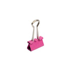 JAM Paper Colourful Binder Clips - Small - 3/4" - Pink - 25 Pack-Size: Small .75 inch (19mm) | Easily spring back into shape when removed