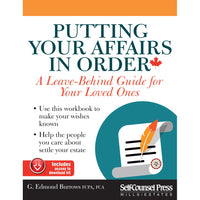 Self-Counsel Press Putting Your Affairs In Order [Digital Download]-Self-Counsel Press is the premier source for do-it-yourself law and small business books. Our books, ebooks, and form kits are designed to help you help yourself. All of our legal titles are written by lawyers who practise in the field they are writing about. Our business books are written by experts on the topic. People who have “been there, done that” in the businesses they write about, and know how to clearly and simply describe what the