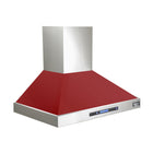 KUCHT KRH3615-R 36" 900 CFM Wall Mounted Range Hood - Stainless Steel/Red-Powerful professional range hood will give proper ventilation to your Kucht pro-style range with high BTU output while performing in a quiet operation with 3 noise levels