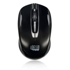 Adesso iMouse S50 Wireless Mouse - Black-Wireless connectivity for laptop and desktop