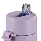 Gry Mattr Fitness Water Bottle with Straw Lid - 700 ml - Lilac-Twist-off plastic lid for easy opening and cleaning