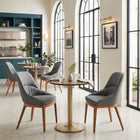 Zuo Ayr Dining Chair - Slate Grey - Set of 2-Chair Weight Capacity: Supports up to 250 lb