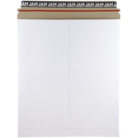 JAM Paper Photo Mailer Stiff Envelopes with Self Adhesive Closure, 12.75 x 15, White Recycled, 6 Pack-Stiff Mailer