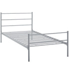 Modway Alina Platform Twin Bed Frame - Grey-Rustic Cottage Metal Platform Bed