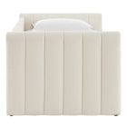 Modway Veyla Channel Tufted Boucle Twin Daybed with Trundle - Cloud-9