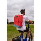 RovR TravelR 24 Can Soft Cooler Backpack - Coral-Padded adjustable shoulder straps ready for the trail 