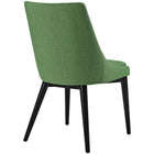 Modway Viscount Fabric Dining Chair - Kelly Green-Fine Polyester Fabric Upholstery