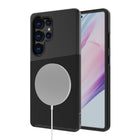 AXS PROTech Plus Magnetic Compatible Sleek Dual-Layered Anti-Shock Case for Samsung Galaxy S25 Ultra - Black-Drop resistant up to 10 feet